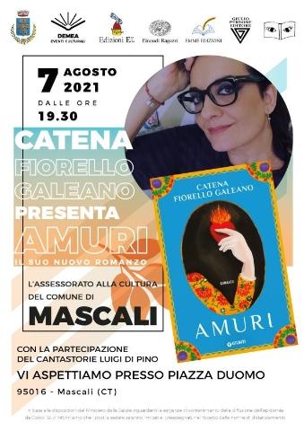 Presentazione Romanzo "Amuri "di Catena Fiorello Galeano 